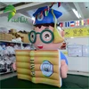 Customized Giant Inflatable Figure Shape , Inflatable Doctor Model With Book Shape For Advertising