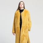 Turkey Fur Coat Women Long Coat Turkey Bright Color