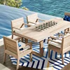 outdoor garden furniture patio furniture teak wood dining tables and chairs set