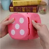 wholesale dice shape plastic napkin box/custom high quality dice shape tissue case/wholesale plastic tissue paper holder case