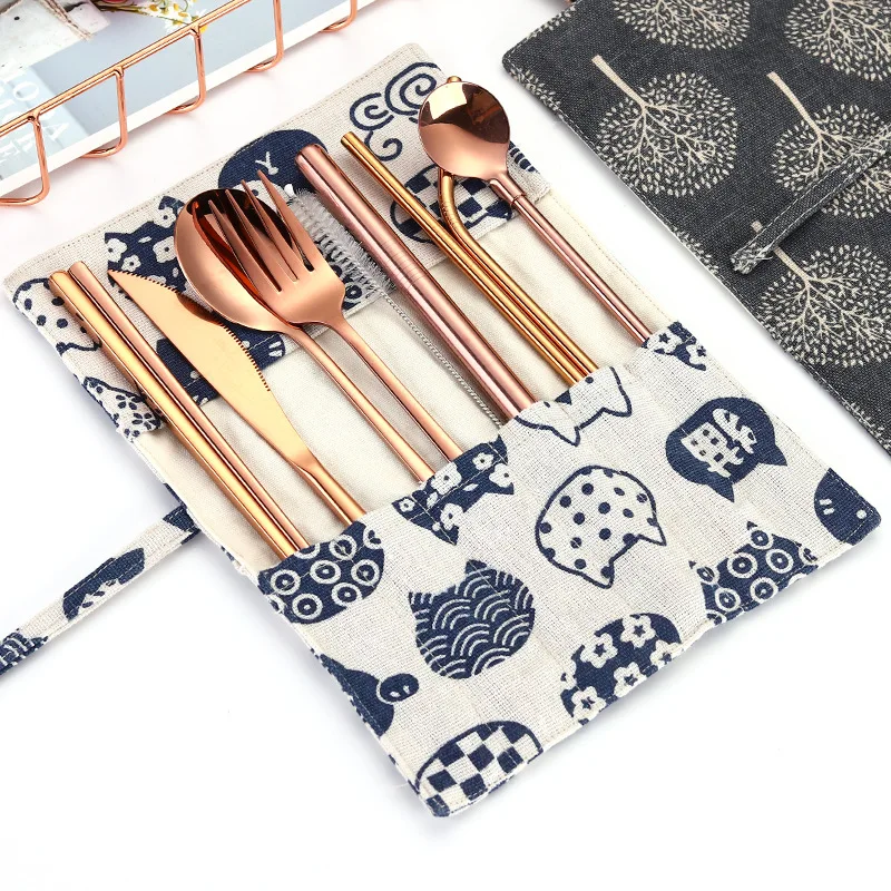 2019 Hot sale Travel Straw Colorful Stainless Steel Gold &Sliver cutlery Sets with Cloth Bag, Silver, gold, champagne gold, colorful, black
2019 Hot sale Travel Straw Colorful Stainless Steel Gold &Sliver cutlery Sets with Cloth Bag, Silver, gold, champagne gold, colorful, black