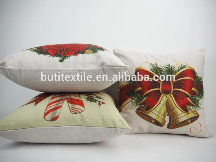 printing decorative sublimation plain throw pillow case for