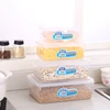 Manufacture Kitchen pp Clear Plastic Food Storage Container Set