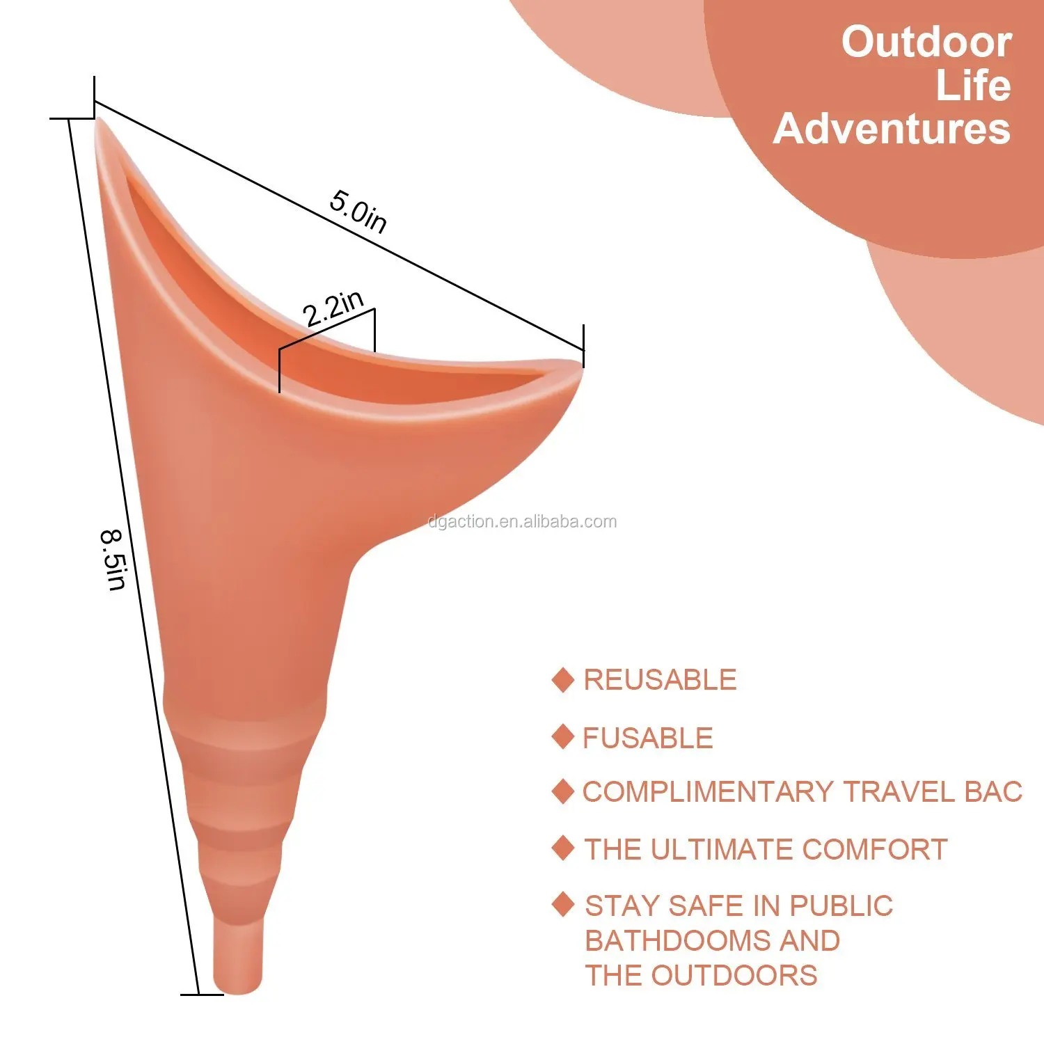 outdoor standing pee urinal toilet device reusable fda