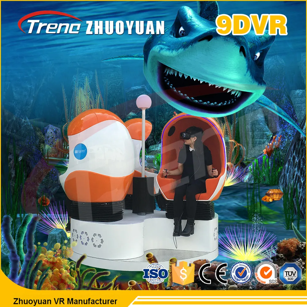Amusement New trend 9d vr simulator , interactive video game 9d virtual reality cinema machine