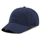 Oem Odm High Quality 100% Cotton Plain Black Stretch Buckle Baseball Cap