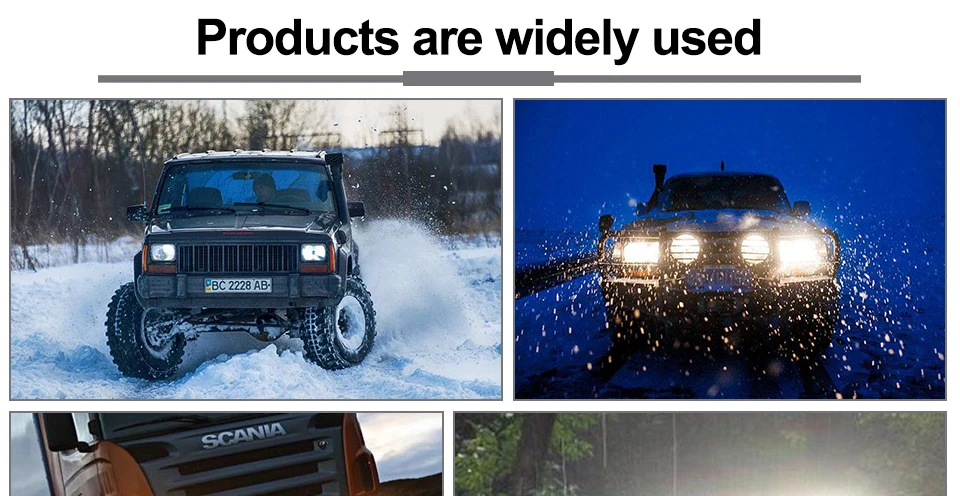  LED Work Light Bar Lamp For Driving Truck SUV Off Road Car Flood Spot Light 12V (14)