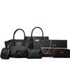 latest handbag Luxury Elegant Female Big Bags Women's PU Leather Handbag 3 Pcs/Set Women Messenger Bag