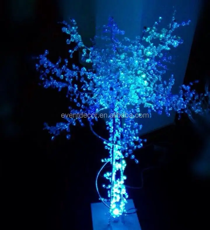 fabulous decorative crystal wedding tree , lighting beaded tree