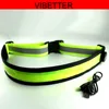 LW-04USB USB Rechargeable LED Belt hot products reflective sport led elastic waist belt