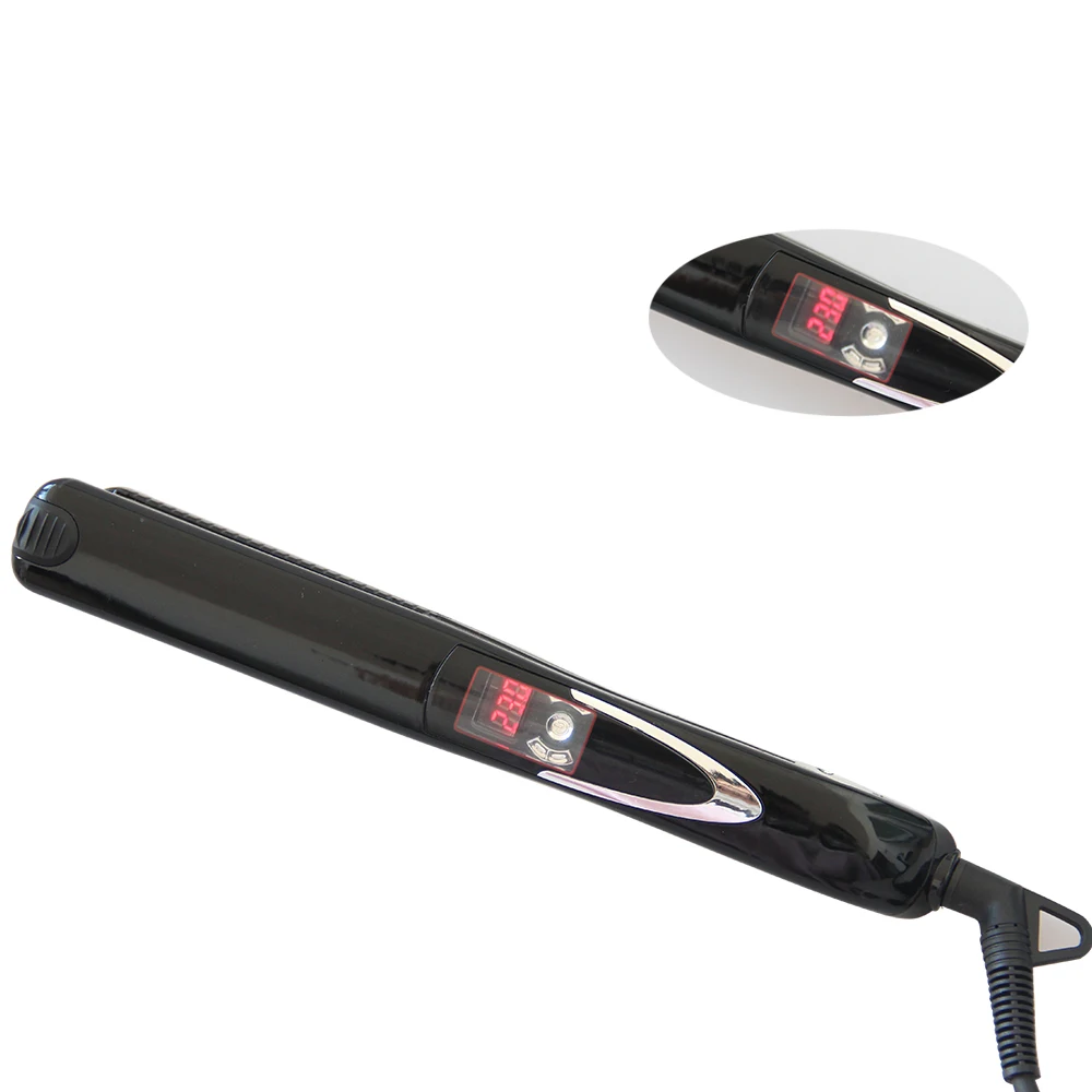 China manufacturer professional custom nano titanium hair straightener with private label