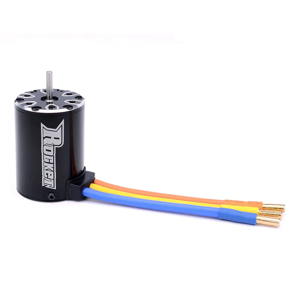 Rocket 1 10 Scale 4 Pole 540 Sensorless 4300 Kv Rc Brushless Motor For