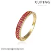 11400-xuping new fashion 14k gold saudi arabia jewelry beautiful designs ruby rings