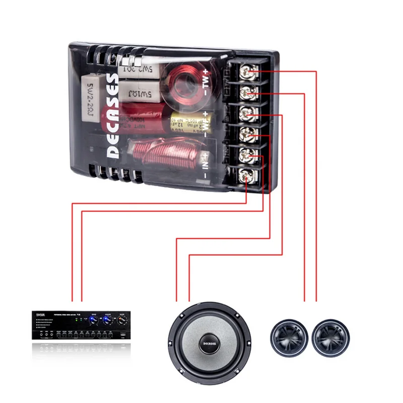 Car audio speaker sound quality effects adjustable car bass in the subwoofer two-way5