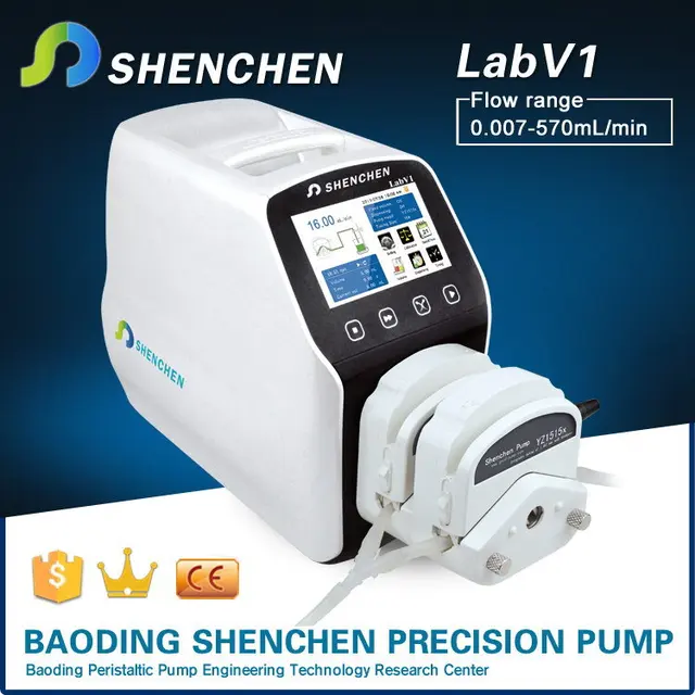 Hand operated metering pumps ,knob speed control tube pump for shampoo,high-precision direct flow pump
