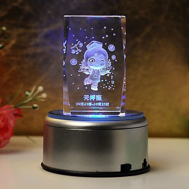 fashion crystal crafts gifts 3d laser cube