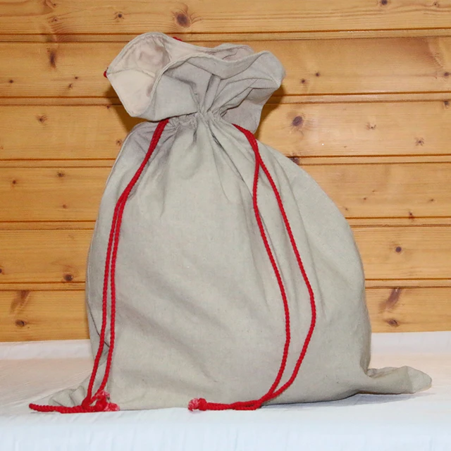 jute santa sacks/santa claus gift bags for christmas