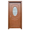 Prettywood Frosted Glass Design Interior Wooden HDF MDF PVC Toilet Bathroom Door Price