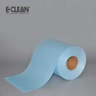 Non-dust blue industrial jumbo clean paper roll wiper