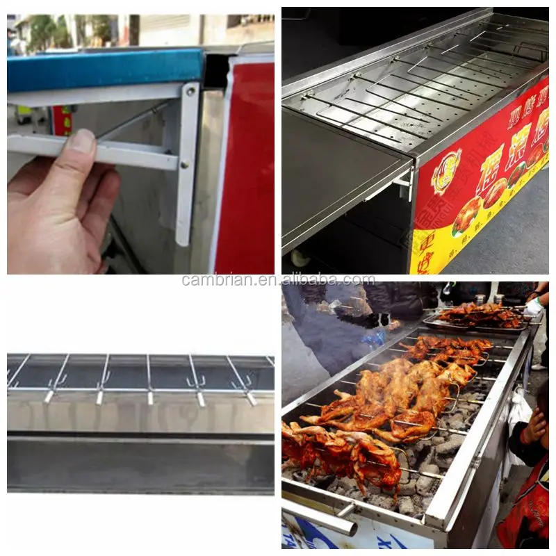 rotary chicken grill machine