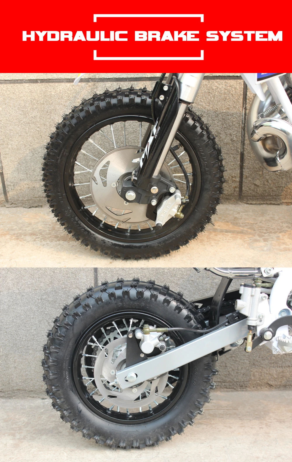 Koshine Moto Kids Gas Powered Kick Start Mini Dirt Bike