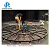 Auto electric rotating stage relvoving plywood stage