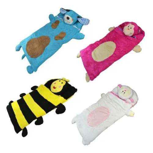 giant plush animal sleeping bag