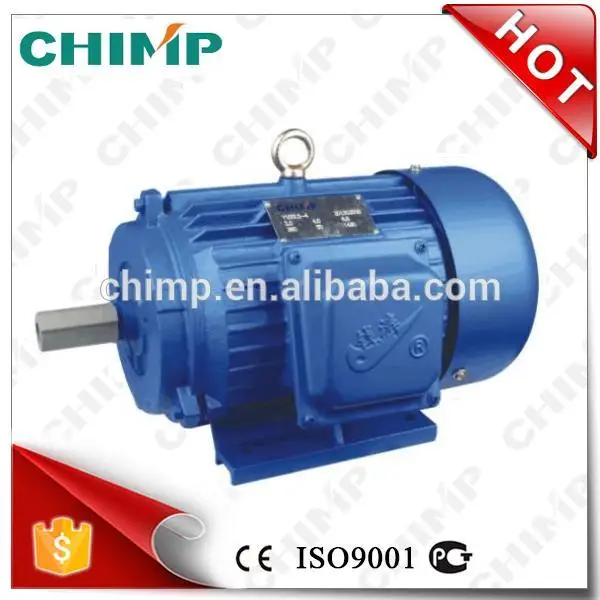 CHIMP Y series Y90L-4 1.5kW 4 poles three-phase cast iron casing asychronoous AC electric motor