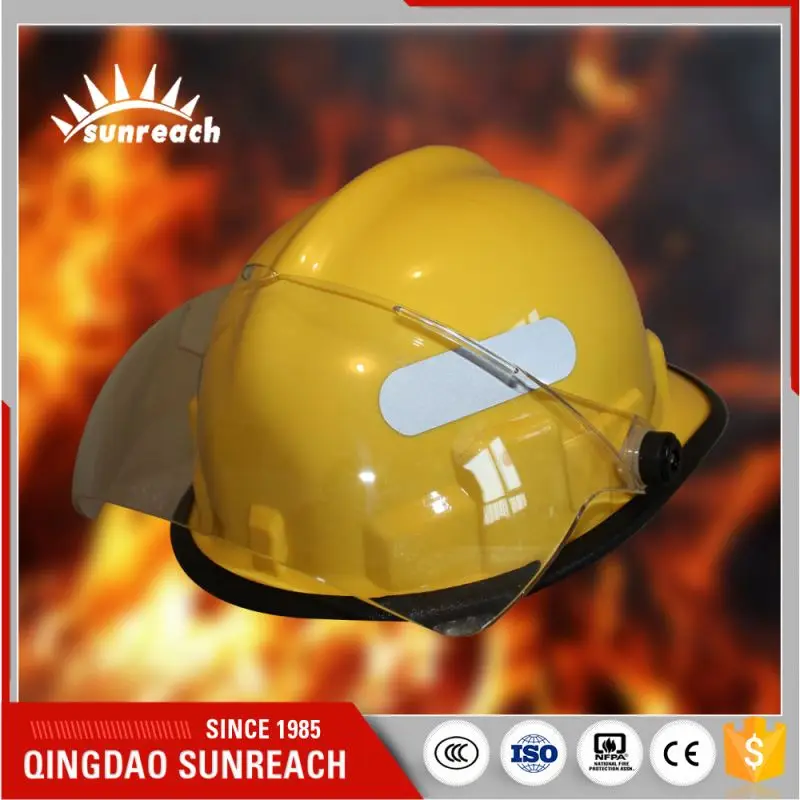 Cheap Polycarbonate Protection Multicolor Fire Helmet