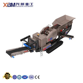 Optimized mobile crusher plants, mobile concrete gold mine crusher