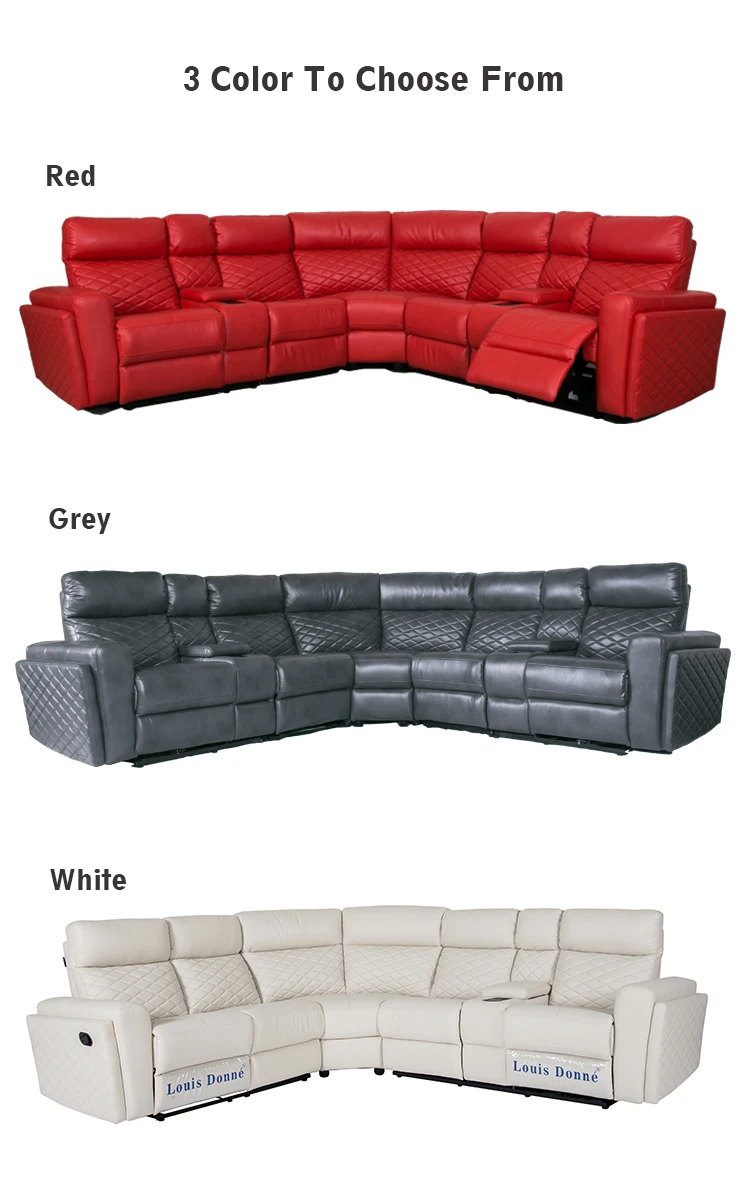 Corner Sectional Recliner Sofa