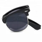Vintage Sunglasses 2018 Rimless Folding Sunglasses Mens Sun Glasses Foldable Style