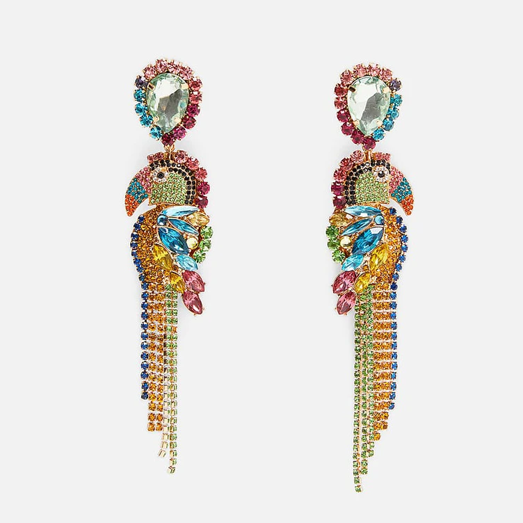 Barlaycs Fashion Trendy 2021 Statement Vintage Luxury Long Crystal Rhinestone Animal Bird Tassel Drop Earrings for Women Jewelry
Barlaycs Fashion Trendy 2021 Statement Vintage Luxury Long Crystal Rhinestone Animal Bird Tassel Drop Earrings for Women Jewelry