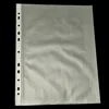 A4 Plastic 11 Holes Inner Clear PP Sheet Protector For Ring Binder