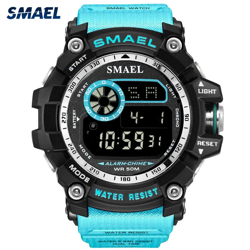 SMAEL 8010 waterproof sports wrist watch, Orange;gold;army green;khaki;blue;light blue;sliver
SMAEL 8010 waterproof sports wrist watch, Orange;gold;army green;khaki;blue;light blue;sliver