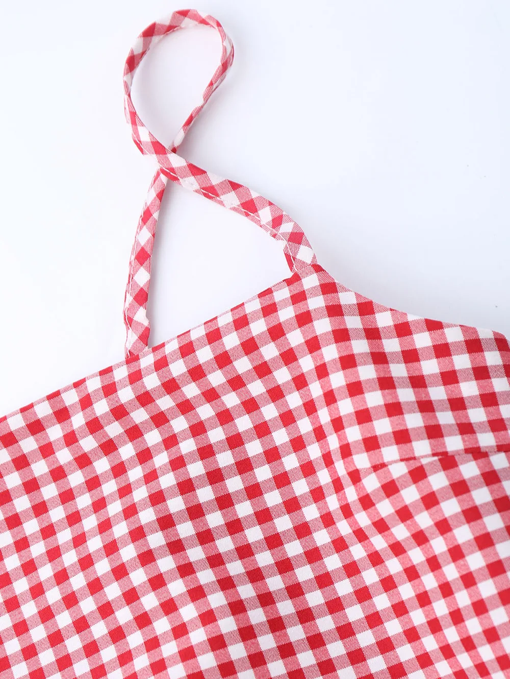 AZULINA Women Sexy Summer Beach Dress Cut Out Sleeveless Spaghetti Strap Sweet Plaid Bow Tie Back Mini Dress Sundress vestidos 7