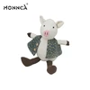 wholesale customized stuffed cool pig toy with popular clothes polyester fabric stuffed toy