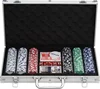 300pcs poker chip set in aluminum case