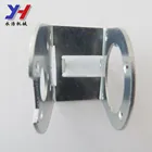 Custom aluminum mounting bracket for robot car