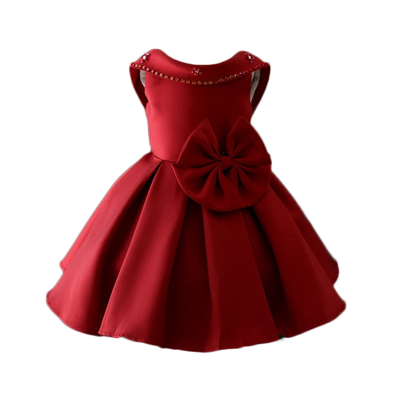 High quality red stain off-shoulder baby girl elegant evening princess dresses for party, As the pics
High quality red stain off-shoulder baby girl elegant evening princess dresses for party, As the pics