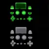 Replacement Full Buttons Custom Thumbsticks Mod Kits Set GLOW in the Dark for PS4 Controller