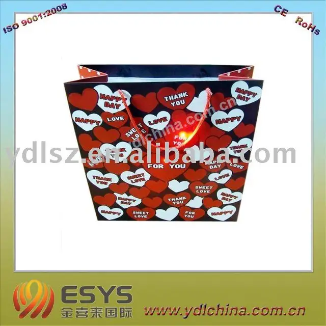 promotion bag with flashing for gift