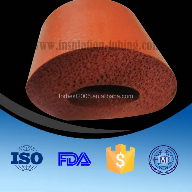 silicone rubber sponge tube/tubing/hose/pipe