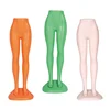 plastic cheap female pants trousers display half lower body legs mannequin with stand for sale