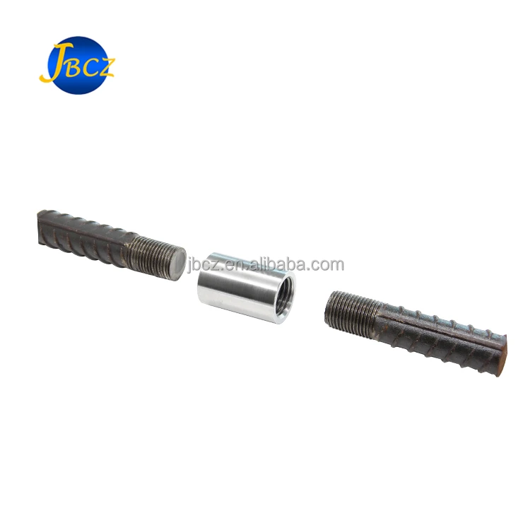 ChangZhou JBCZ building material connecting splicing carbon steel parallel rebar coupler price