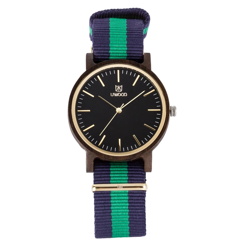 UWOOD UW1006 Men Quartz Wristwatch New Fashion Wooden Nylon Strap Watches, 5 color for you choose
UWOOD UW1006 Men Quartz Wristwatch New Fashion Wooden Nylon Strap Watches, 5 color for you choose