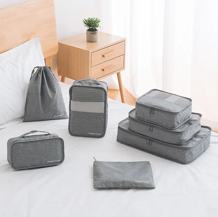 Amazon High Quality Travel 7Pcs Storage Luggage Bag Packing Cubes Clothing Organizer Travel Set, Gary/green/navy/black/orange
Amazon High Quality Travel 7Pcs Storage Luggage Bag Packing Cubes Clothing Organizer Travel Set, Gary/green/navy/black/orange