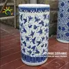 Varied Chinese Blue And White Ceramic Cylinder Umbrella Stands Vases