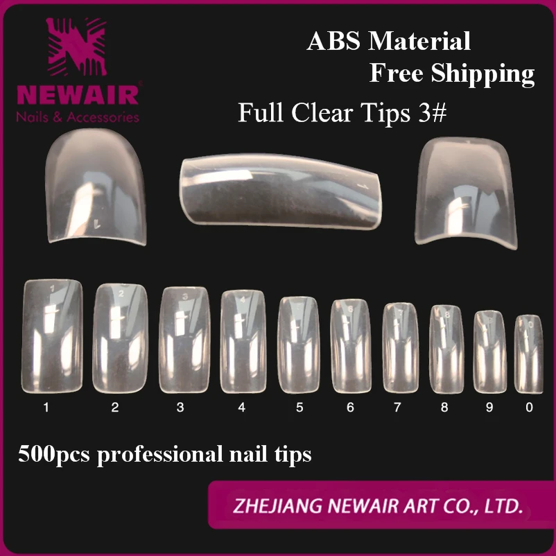 500pcs Clear&White Full Acrylic UV Gel Manicure False Nail Art Tips, Natural and clear
500pcs Clear&White Full Acrylic UV Gel Manicure False Nail Art Tips, Natural and clear