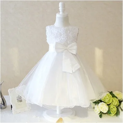 2015 new arrival NOVA fashion cute flowers girls dress Red princess tulle dresses children clothes for girls